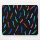 Search for feather mousepads Black
