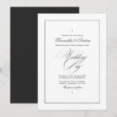 Search for timeless wedding invitations Black and white