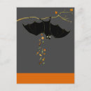 Search for bat cartoon postcards Trick or treat