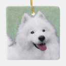 Search for samoyed ornaments White