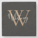Recherche de noir or dessous de verres Typographie