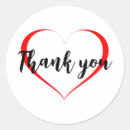 Search for red heart thank you stickers Trendy