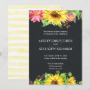Search for sunflower background invitations Watercolor