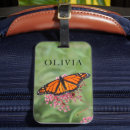 Recherche de butterfly luggage tags Orange