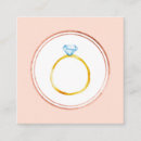 Search for diamond business cards Rose gold