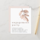 Search for leaf engagement party invitations Foliage