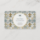 Search for lis business cards Fleur de lis