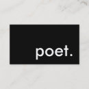 Search for poetry business cards Writer