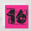 Search for super 16 invitations Party