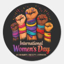 Search for 8 march international womens day stickers Floral fist