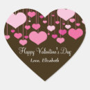 Recherche de sentiments autocollants Valentine