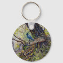 Search for blue jay round keychains Nature