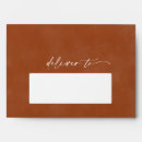 Search for terracotta envelopes Trendy