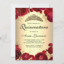 Search for red rose quinceanera invitations Roses