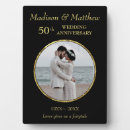 Search for golden wedding anniversary plaques Black