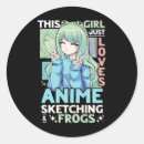 Search for lovely frog stickers Aesthetic