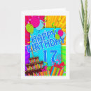 Search for 17th birthday cards Colourful