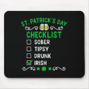 Search for four leaf clovers mousepads Beer