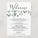 Search for eucalyptus wedding programs Itinerary