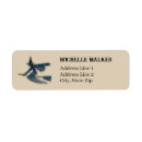 Search for witch return address labels Night sky