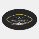 Search for oval vintage stickers Floral