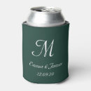 Recherche de mariage canettes rafraîchisseurs Monogramme