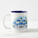 Recherche de grec tasses Bleu et blanc