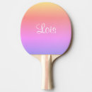 Recherche de rose pourpre raquettes ping pong Arc en ciel