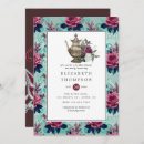 Recherche de shabby chic tea party invitations Fête du thé