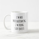 Recherche de procrastinator tasses Humour