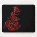 Recherche de dragon rouge tapis souris Nouvelle année chinoise
