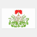 Search for festive rectangle stickers Holly