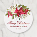 Search for floral gift tags Red