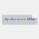Search for mini bumper stickers Car