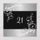 Search for black silver 21st birthday invitations Grey
