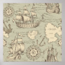 Search for nautical map posters Ship
