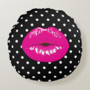 Search for black lip pillows Stylish