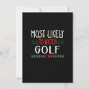 Search for golf christmas invitations Xmas