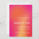 Search for colourful sweet 16 invitations Daughter