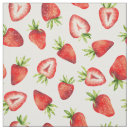 Search for red strawberries fabric Fruit