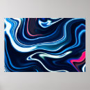 Search for marble patterns posters Blue