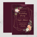 Search for burgundy 50th birthday invitations Flowers