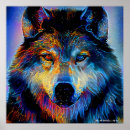 Recherche de loup mystique posters Sauvage