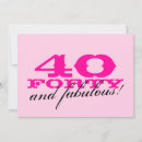 Search for for women 40th birthday invitations Party