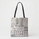 Search for newspaper tote bags French