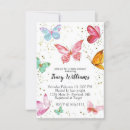 Recherche de joli papillon invitations Bébé