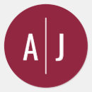 Search for elegant burgundy stickers Classic