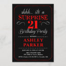 Search for black white red invitations Typography