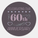 Search for 60th anniversary wedding stickers Marriage