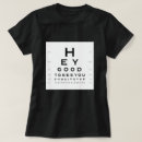 Search for eye chart tshirts Health